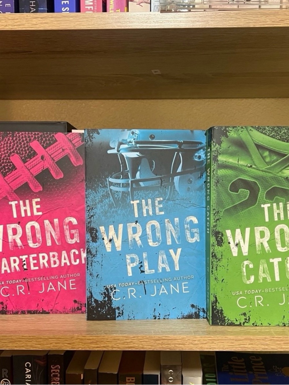 The Wrong Play by — Blue Paperback Football Novel